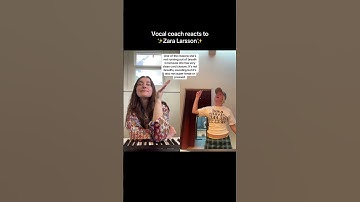 Thumbnail of #vocalcoach reacts to #zaralarsson singing #midnightsun #singinglessons #belting #singingtips