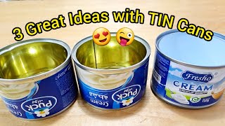3 SMART TIN CANS IDEAS | DIY Genius Recycling hacks | Best Reuse Idea | upcycling