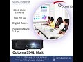 Optoma S341 3500 Lumens SVGA Resolution Projector
