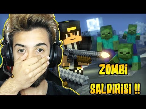 NOOB VS ZOMBİ SALDIRISI !! (MİNECRAFT ANİMASYON)