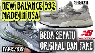 Sepatu New Balance 992 Made in USA Original Dan Fake