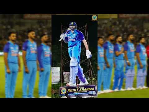 Rohit Sharma's Cutout In Thiruvananthapuram - India vs South Africa 1st T20