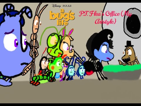 A Bug’s Life - P.T. Flea’s Office (My Artstyle)