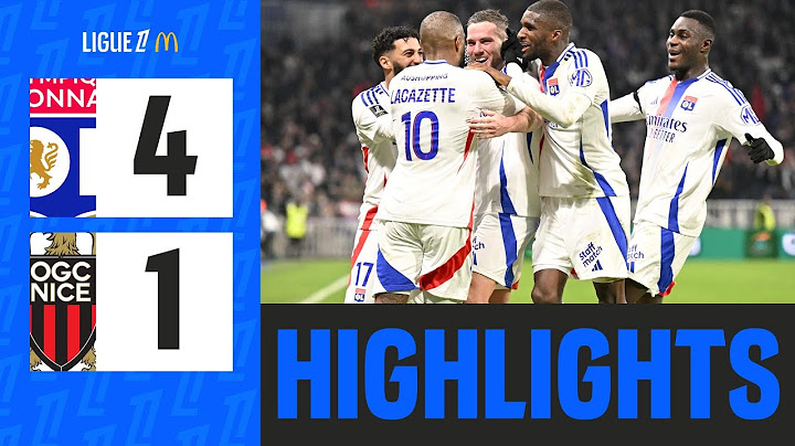 LACAZETTE offre à L'OL un LARGE SUCCÈS contre Nice | 13ème journée - Ligue 1 McDonald's 24/25