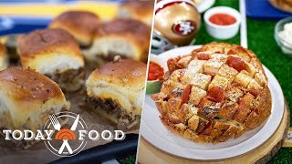 How To Make Cheeseburger Sliders, Pepperoni Pull-Apart Bread