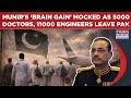 Munir's ‘Brain Gain’ Mocked As Pakistan Faces Talent Exodus- 5000 Doctors, 11000 Engineers Leave