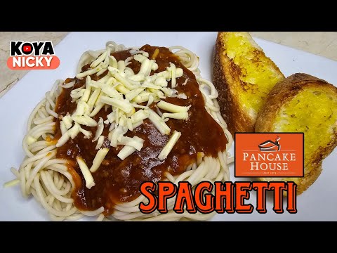 Pancake House Style Spaghetti