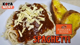 Pancake House Style Spaghetti