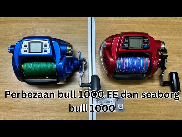 Perbezaan bull 1000 FE dan seaborg bull 1000 - YouTube