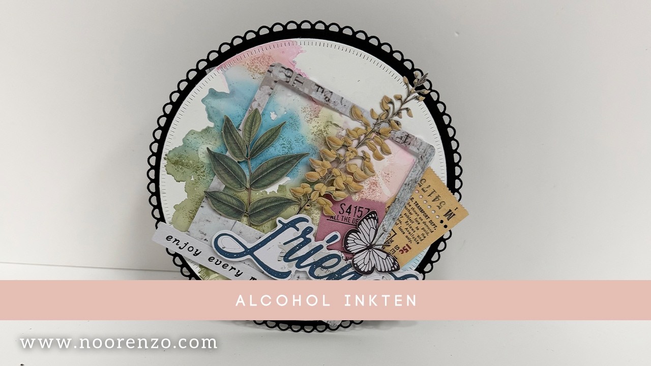 Couture Creations alcohol inkt door Jolanda - deel 2