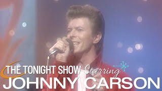 Video thumbnail of "David Bowie Performs "Life on Mars?" and "Ashes to Ashes"  | Carson Tonight Show"