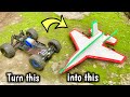 Turning An RC Car Into RC Airplane That Flies