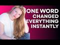 Heal your trauma with this single word