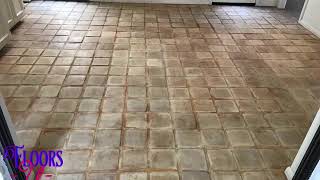 Complete Saltillo Tile Restoration job