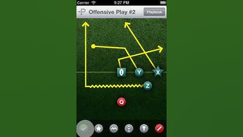iPhone V1.3 - Motion & Pitch - Flag Football Playmaker iPhone App - Tutorial 4