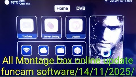 All Montage setupbox funcam online update /17/11/2025/subscribe my channel
