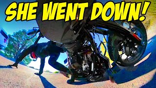 She made a HUGE mistake! Road Glide ST First Ride