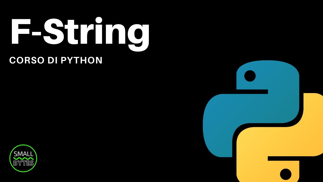 Le f-string in Python - YouTube