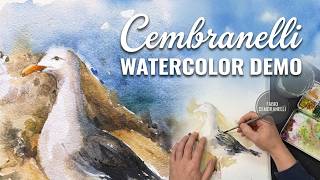 Seagull, Watercolor Demonstration