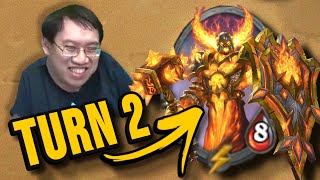 TURN 2 RAG?! Feat. Buffed Royal Greatsword! | Paladin | Wizard Duels | Hearthstone