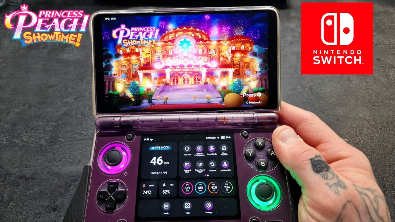 Princess Peach: Showtime (Nintendo Switch) - Ayn Thor Gameplay
