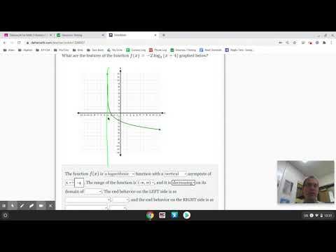 DeltaMath:  Exp/Log Graph Properties