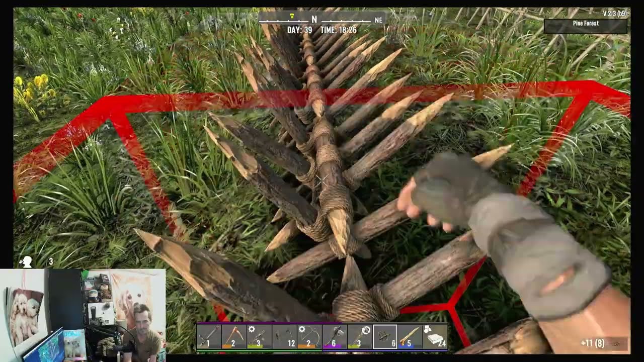 7 Days To Die - (Season 3)  Episode 44 spike traps - PS5