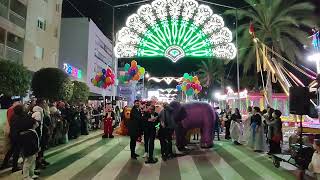 Encendido del alumbrado de  las fiestas patronales de La Herradura 2022