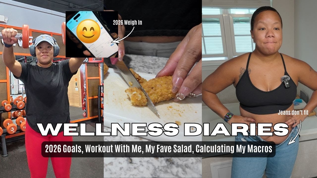 Фитнес-цели на 2026 год, как рассчитать макроэлементы, первое взвешивание | Дневники здоровья, эп...