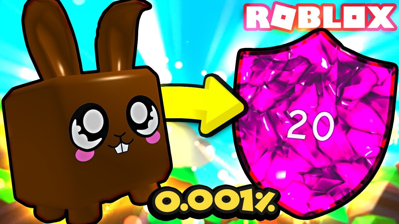 Chocolate Bunny Pet Max Level And Max Enchanted In Roblox Bubble - workclock headphones roblox codes iamsanna adopt me robux codes