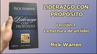 LIDERAZGO CON PROPÓSITO | Capítulo 1 / AUDIOLIBRO - Rick Warren