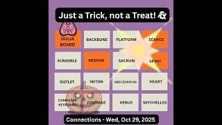 Connections Hint: Just a Trick, Not a Treat (Oct 29, 2025)🎃 | Red Herring Alert! #nytconnections