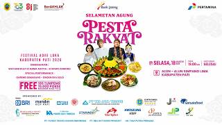 SELAMETAN AGUNG PESTA RAKYAT FESTIVAL ADHILOKA 2026 - HARI JADI PATI KE : 703