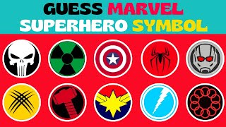 Guess the Marvel Superhero Symbol! Fun Quiz Challenge