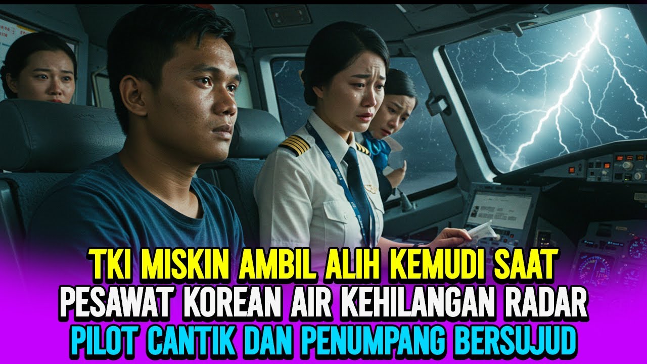 TKI YANG DIREMEKAN‼️TKI AMBIL ALIH KEMUDI SAAT PESAWAT KOREAN AIR HAMPIR JATUH