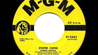 1958 HITS ARCHIVE: Stupid Cupid - Connie Francis (dual #1 UK hit with “Carolina Moon” flip)* Resimi