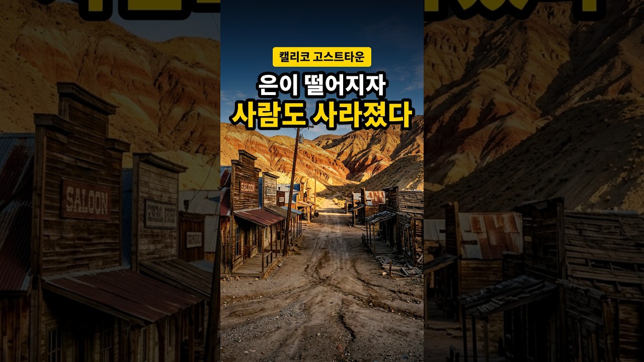사람이 전부 사라진 사막의 도시, 캘리코 고스트타운