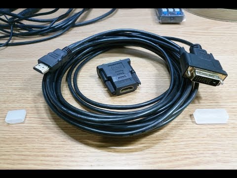 Video: Cum Se Conectează Cablul DVI