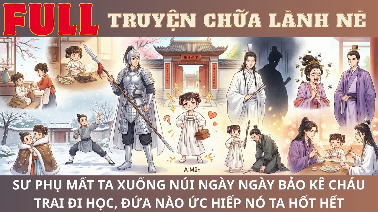 87. SƯ PHỤ MẤT TA XUỐNG NÚI NGÀY NGÀY BẢO KÊ CHÁU TRAI ĐI HỌC, ĐỨA NÀO ỨC HIẾP NÓ TA HỐT HẾT