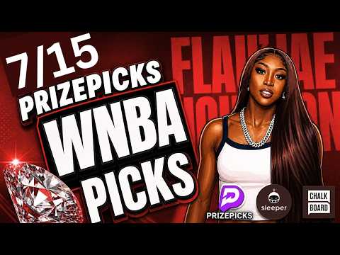 MY TOP WNBA PICKS FOR TODAY | WNBA PRIZEPICKS 7/15/2026 WEDNESDAY