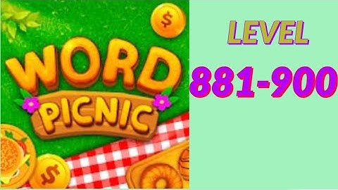 Word Picnic Fun Word Games level 881 900 answers gameplay androi ios new latest addictive word puzzl