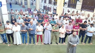 سورة الملك صلاة العشاء يوم الأربعاء  الموافق ٢٤/٧/٢٠١٩ من مسجدي الفاروق عمر بشربين