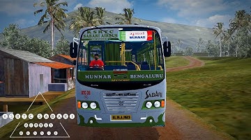KSRTC Sabari Kerala Bus Mod In Bus Simulator Indonesia - Bussid Bus Mod - Bussid Car Mod - Bussid