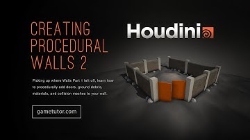 GaTu - Houdini Engine  - Creating Procedural Walls Part 2