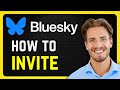 How to Invite Someone to Bluesky Social Media - 2024