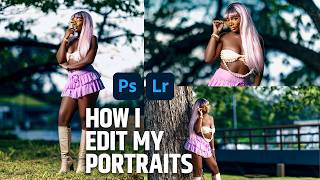 My Secret Portrait Editing Workflow, Full Breakdown + Preset - Lightroom + Photoshop Complete Guide