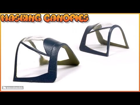 How to mask canopies easy and precise - plastic scale modelling tutorial