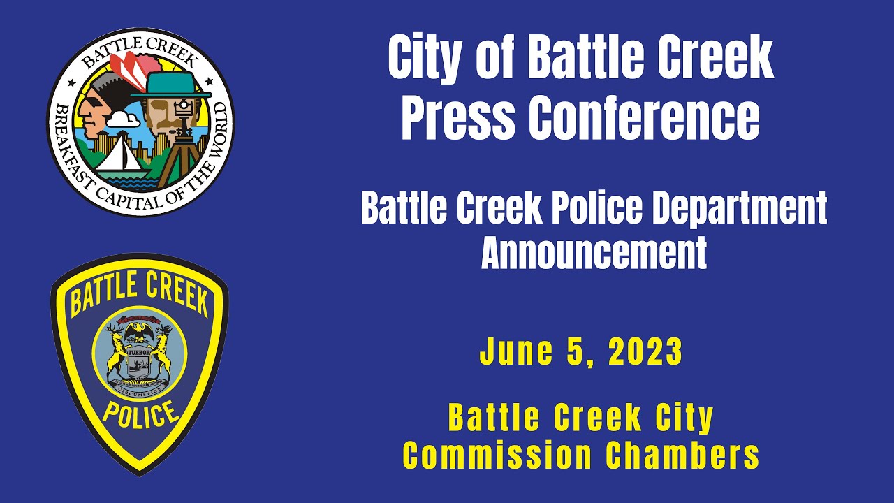 Press Conference - Announcement of New Battle Creek Chief of Police ...