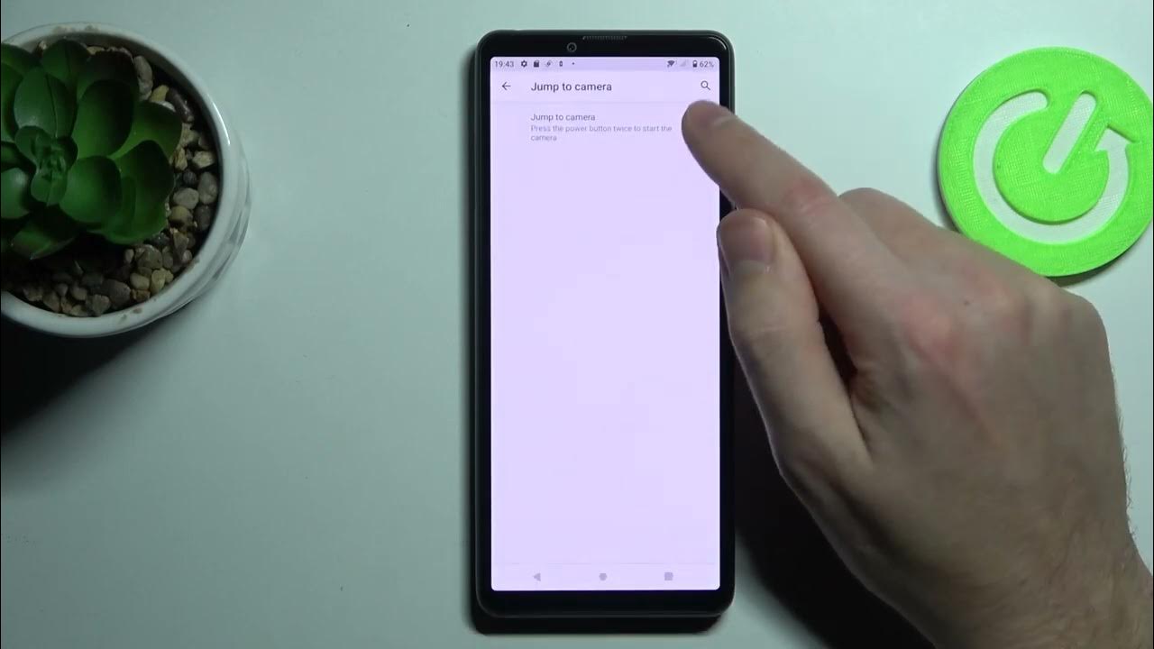 How to Activate the Camera Quick Launch Function on the SONY Xperia 10