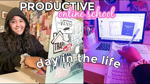 PRODUCTIVE online school day in my life: quarantine edition